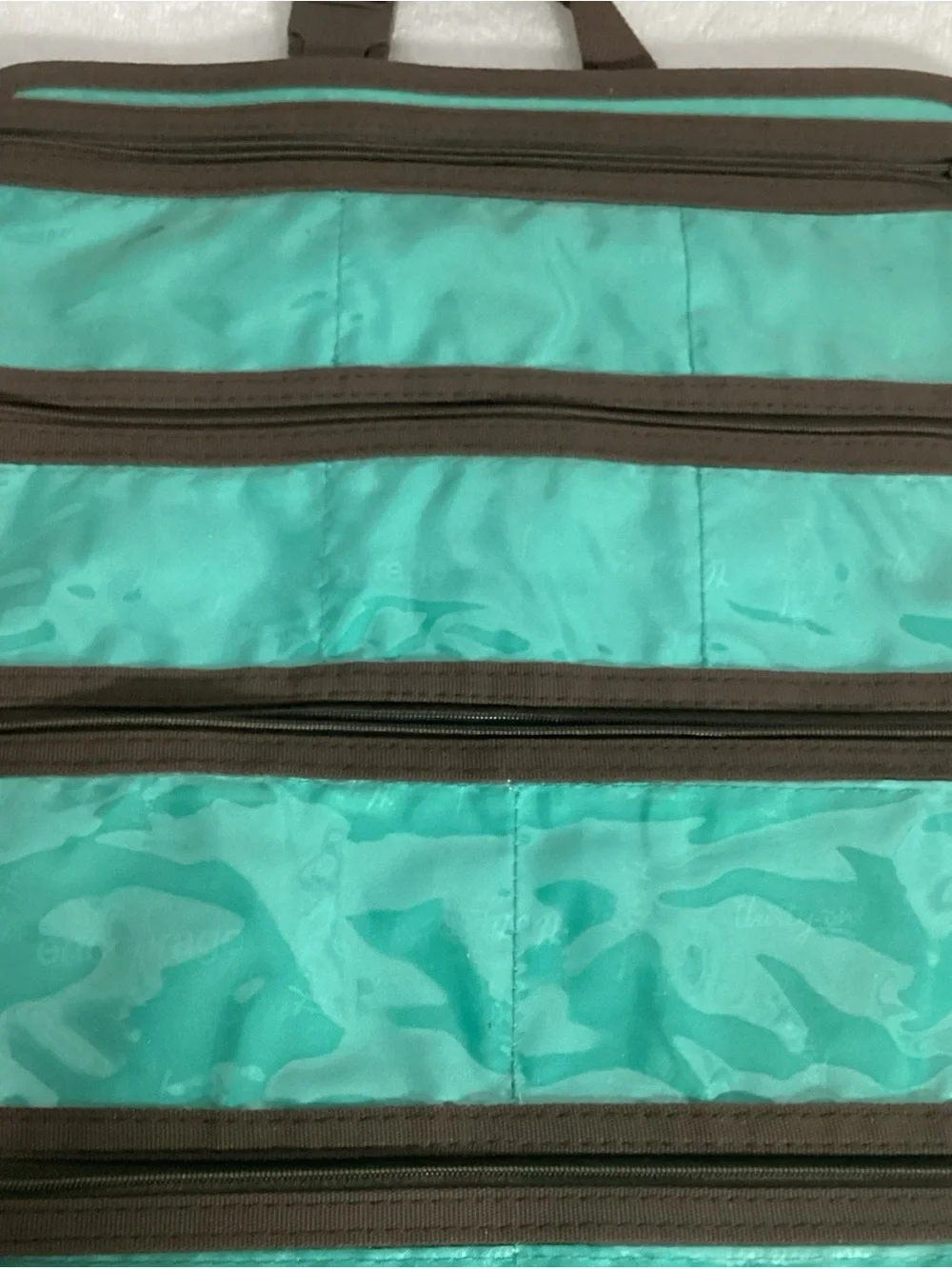 Thirty One Up Town Jewelry Bag Hanging Travel Toiletry Cosmetic Organizer NWOT